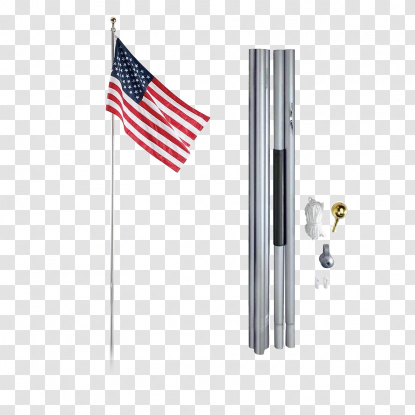 Flag Of The United States Flagpole Clip Art - Mast Transparent PNG