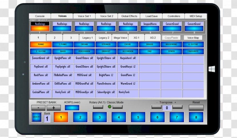 Computer Program Electronics Display Device Musicland - Electronic Instrument - Mobile Transparent PNG