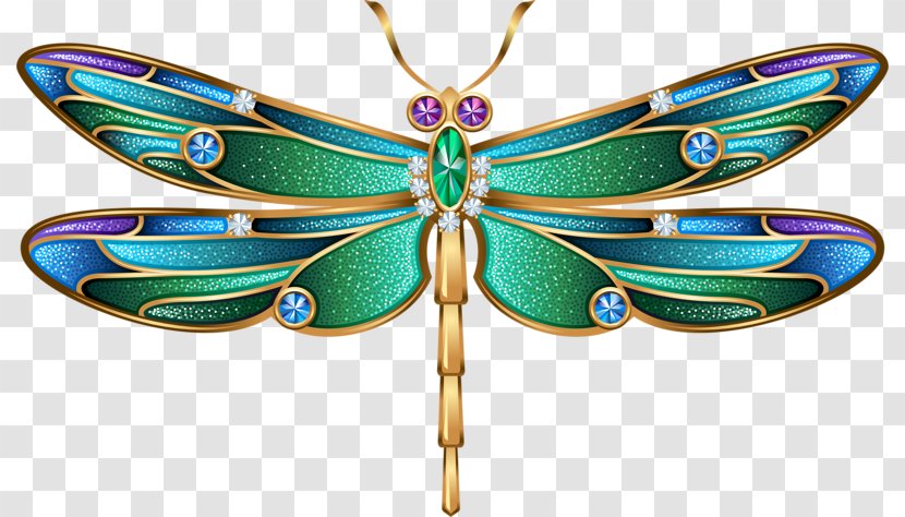 Dragonfly Blue Clip Art - Moths And Butterflies - Diamond Decoration Transparent PNG