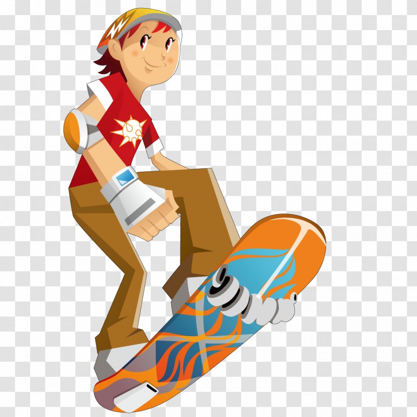 Skateboarding Clip Art - Arm - Play The Skateboard Boy Transparent PNG