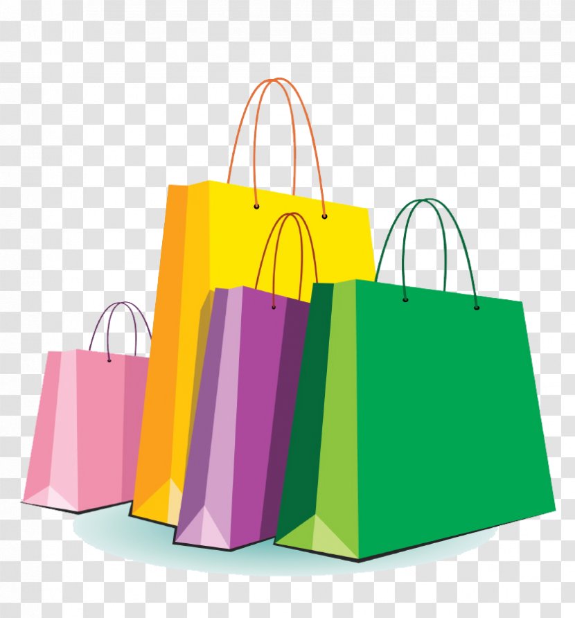 Shopping Bags & Trolleys Clip Art - Packaging And Labeling - Bag Transparent PNG