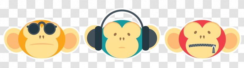 Three Wise Monkeys Art Clip - Hearing - Evil Transparent PNG