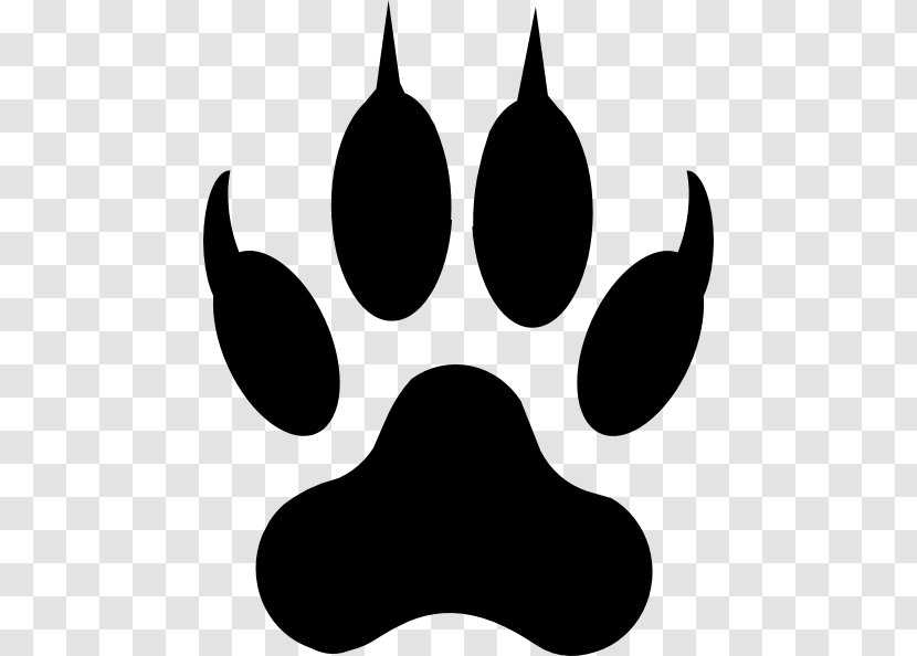 Dog Paw Drawing Clip Art - Pixabay - Outline Lion Footprint Transparent PNG