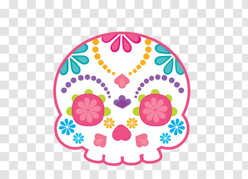 Calavera Skull Day Of The Dead Bag - Area Transparent PNG