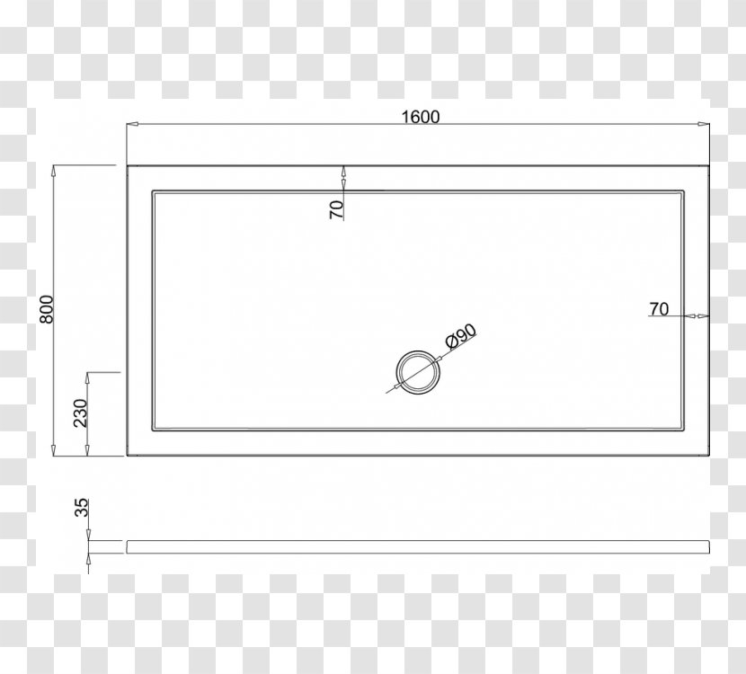 Shower Tray Room Rectangle Area Transparent PNG