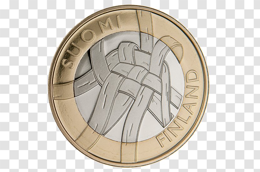 Finland 2 Euro Coin Coins Commemorative Transparent PNG