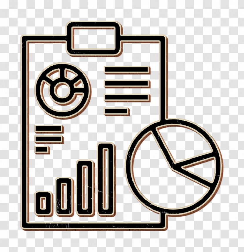 Report Icon Business Charts And Diagrams Icon Chart Icon Transparent PNG
