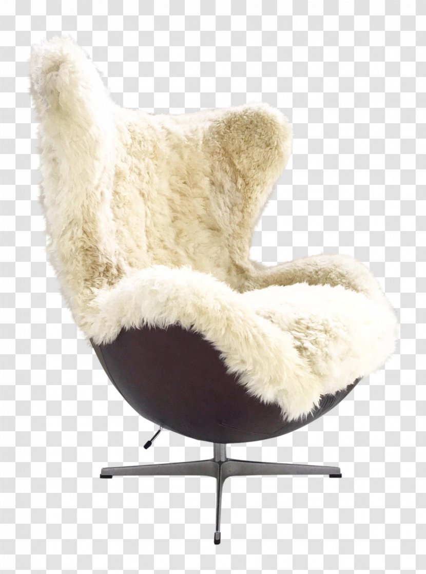 Chair Egg Furniture Fritz Hansen - Leather Transparent PNG