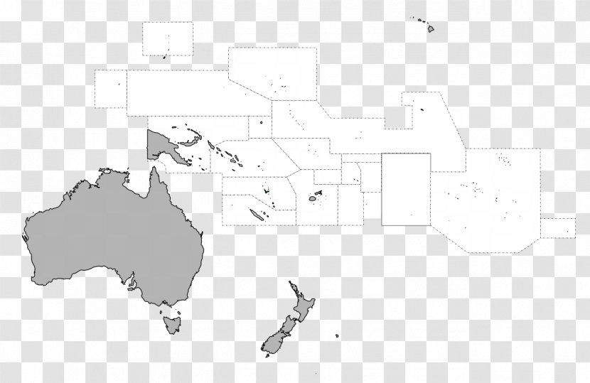 Australia Geography World Map - Region - Oceania Transparent PNG