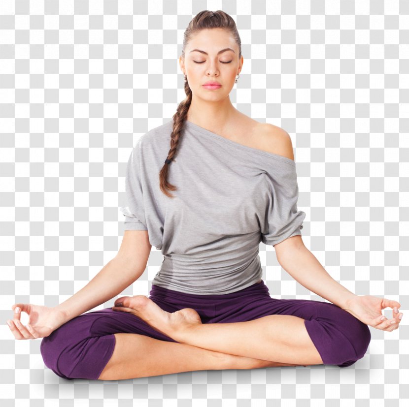 Exercise Flexibility Stretching Yoga Lotus Position - Cartoon Transparent PNG