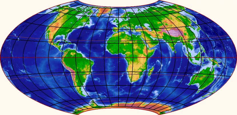 Globe World Map Earth - Reality - Seven Continents Transparent PNG