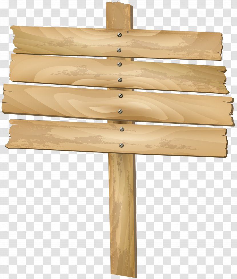 Wood Plank Clip Art - Lumber - Hanging Board Transparent PNG