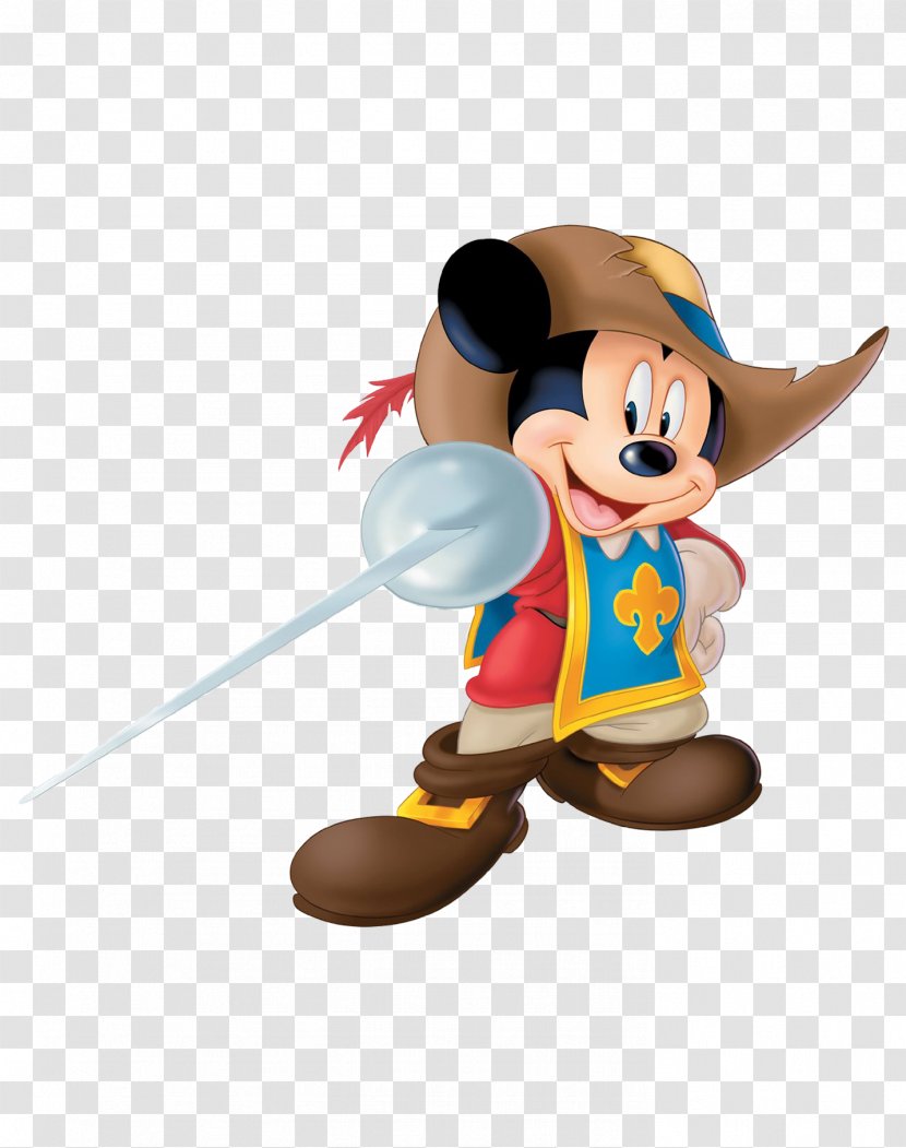 Mickey Mouse Goofy Donald Duck The Three Musketeers Porthos - Television - Disney Transparent PNG
