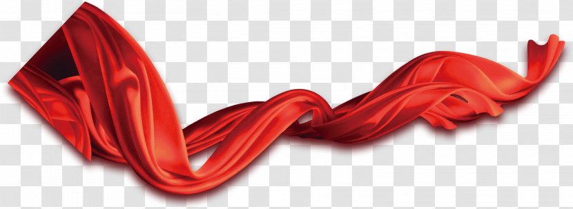 Silk Textile Red - Love - Satin Transparent PNG
