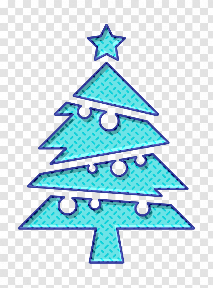 Tree Icon Christmas Tree With Balls And A Star On Top Icon Shapes Icon Transparent PNG