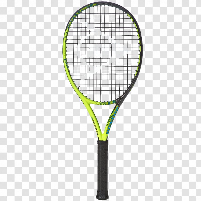 Racket Rakieta Tenisowa Tennis Dunlop Sport Head - Yellow Transparent PNG