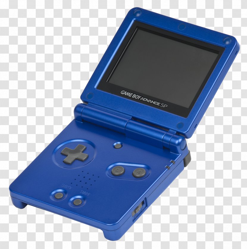 Game Boy Advance SP Family Handheld Console - Cobalt Blue - Technology Transparent PNG