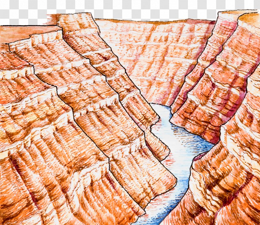 Rock Geology Geological Formation Illustration - List Of Formations - Red Transparent PNG