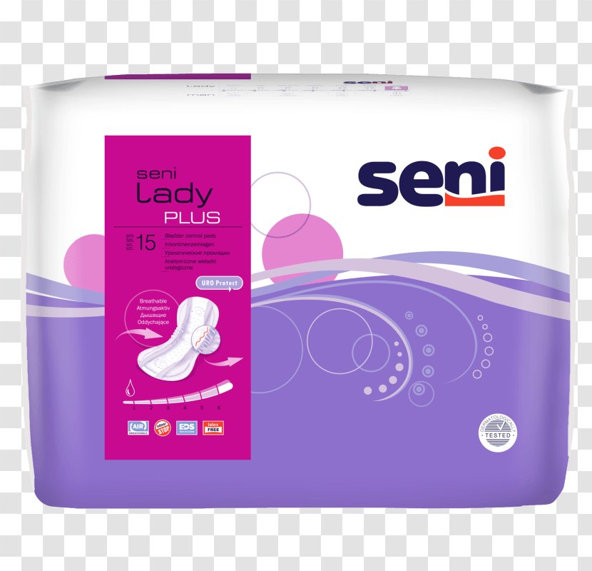 Sanitary Napkin Urinary Incontinence Urology Pad Woman Transparent PNG
