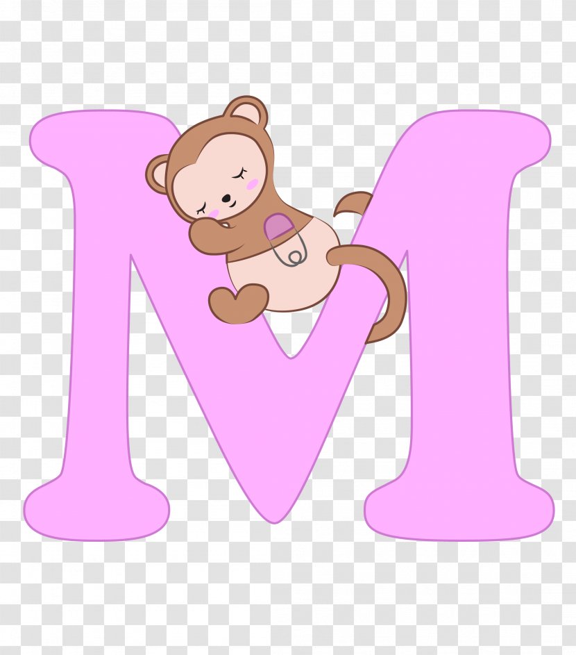 Mammal Finger Pink M Clip Art - Heart - Line Transparent PNG