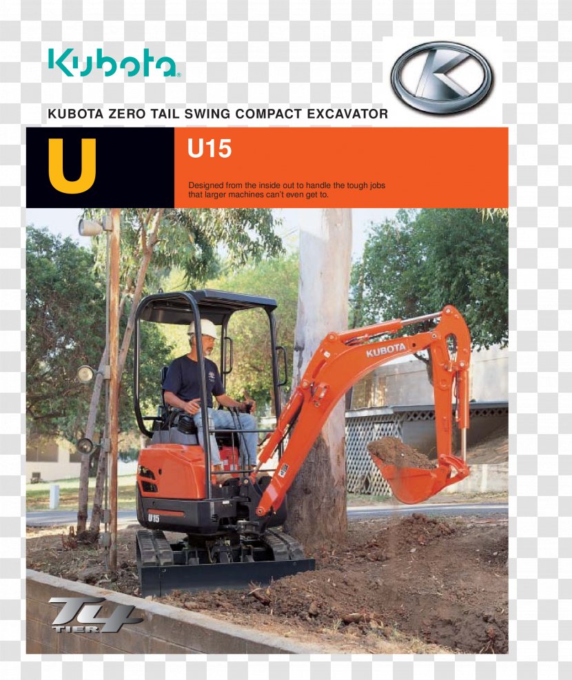 Bulldozer Compact Excavator Kubota Corporation Architectural Engineering - Pump Transparent PNG