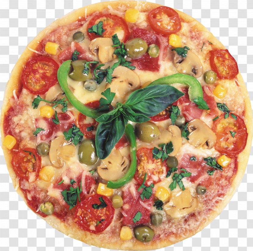 California-style Pizza Sicilian Take-out European Cuisine - Pasta Transparent PNG