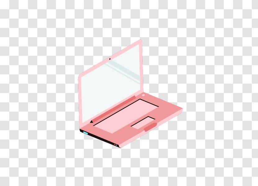 Angle Pattern - Pink - Notebook Transparent PNG