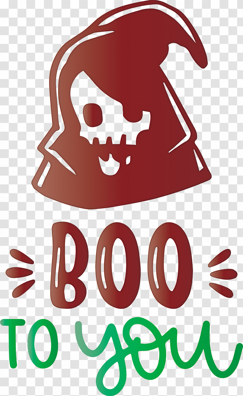 Boo Happy Halloween Transparent PNG