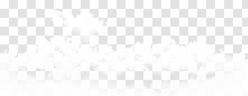 White Brand Pattern - Black And - Floating Clouds Transparent PNG
