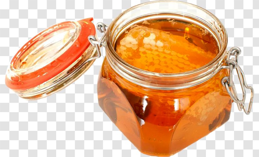 Bee Honey Pancake Jar - Food Transparent PNG