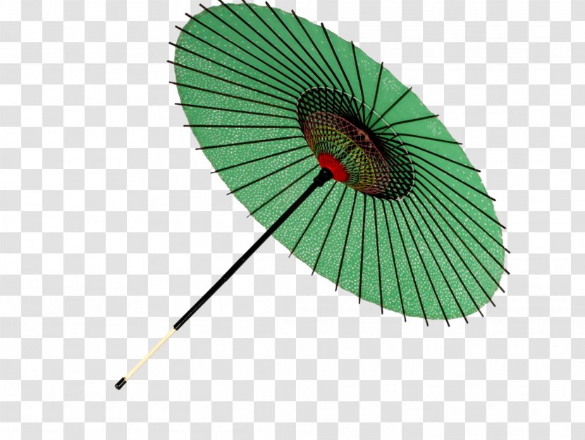 Japan Oil-paper Umbrella China Auringonvarjo - Wedding - Green Paper Transparent PNG