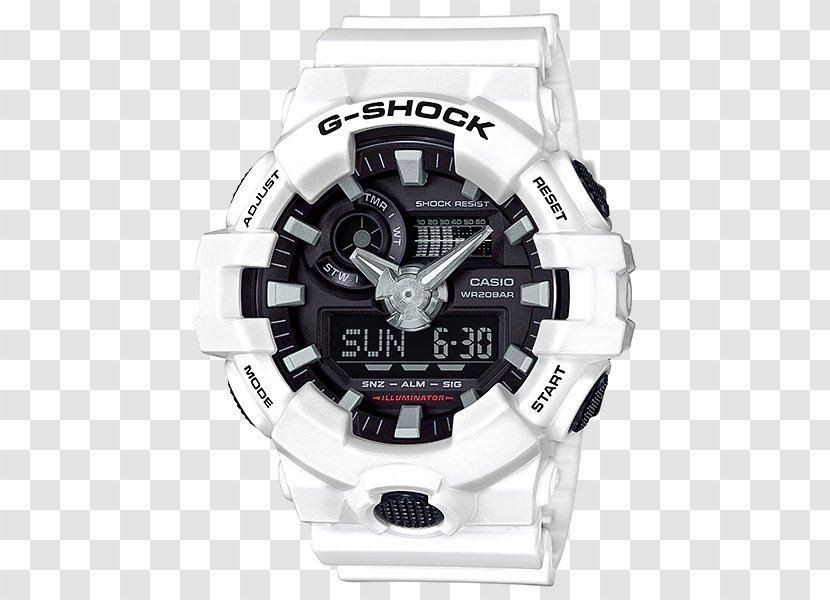 G-Shock GA700 Original GA-700 GA100 Watch - White Transparent PNG