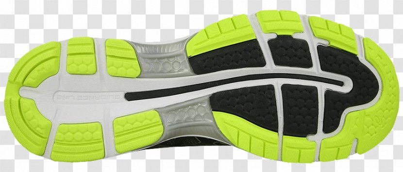 ASICS Shoe Sneakers Jogging Running - Black - Yellow And Flyer Transparent PNG