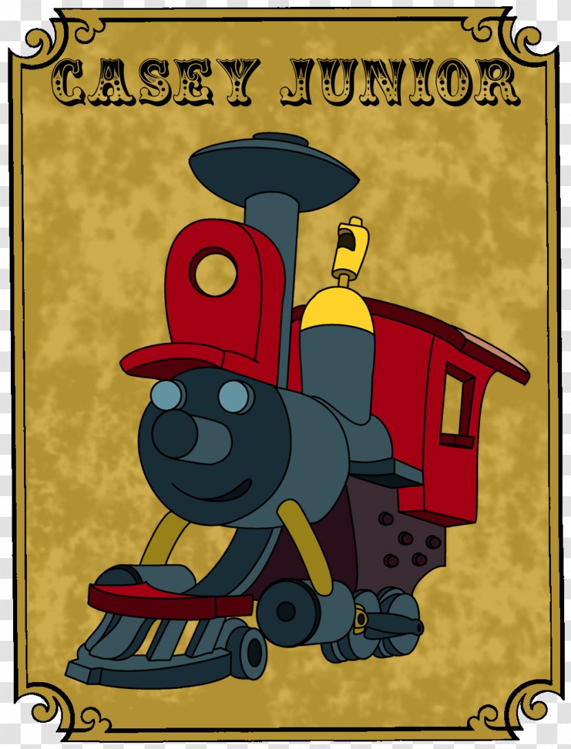 Casey Jr. Circus Train Rail Transport Junior Mr. Stork - Mr Transparent PNG