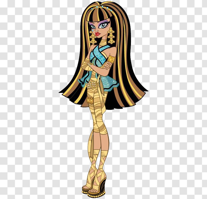 Monster High Cleo De Nile Doll Diaries: And The Creeperific Mummy Makeover - Mythical Creature Transparent PNG