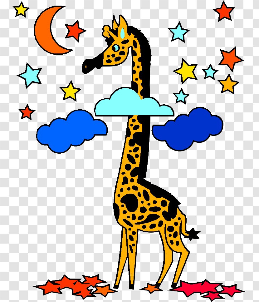 Giraffe Clip Art Animated Cartoon Wildlife - Tattoo Color Transparent PNG