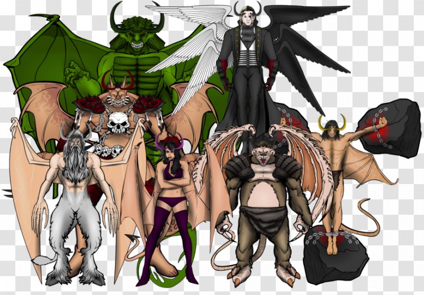 The Seven Great Demon Lords Asmodeus Art - Lust Transparent PNG