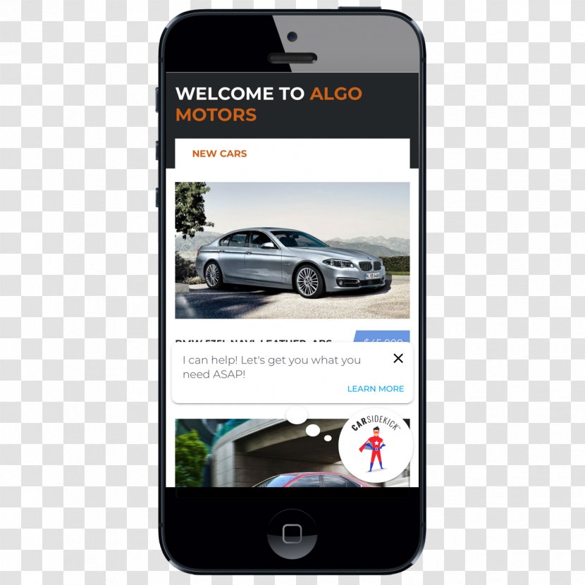 Smartphone Car Dealership Artificial Intelligence Motor Vehicle - Electronic Device Transparent PNG