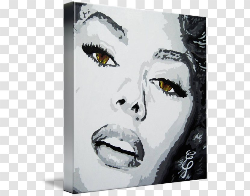 Sophia Loren Portrait Gallery Wrap Canvas Transparent PNG