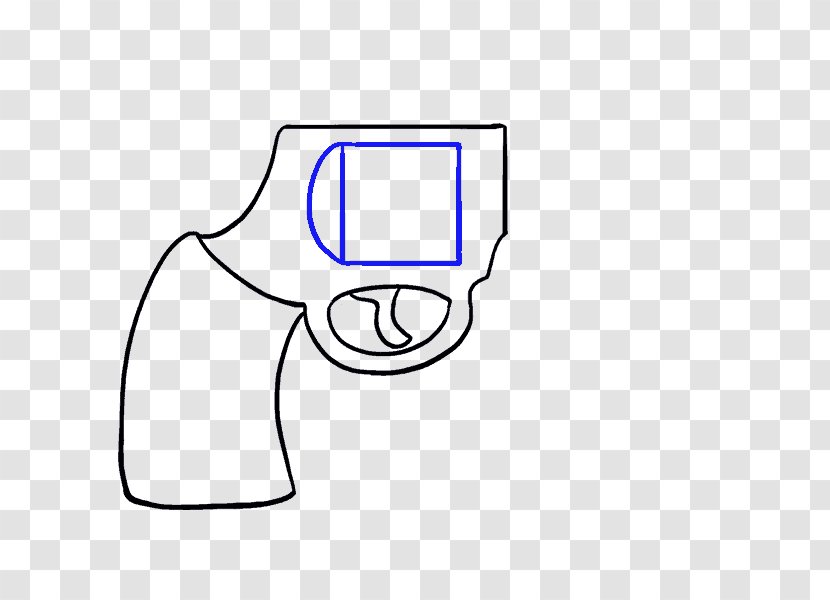 Drawing Cartoon Revolver Clip Art - Technology Transparent PNG