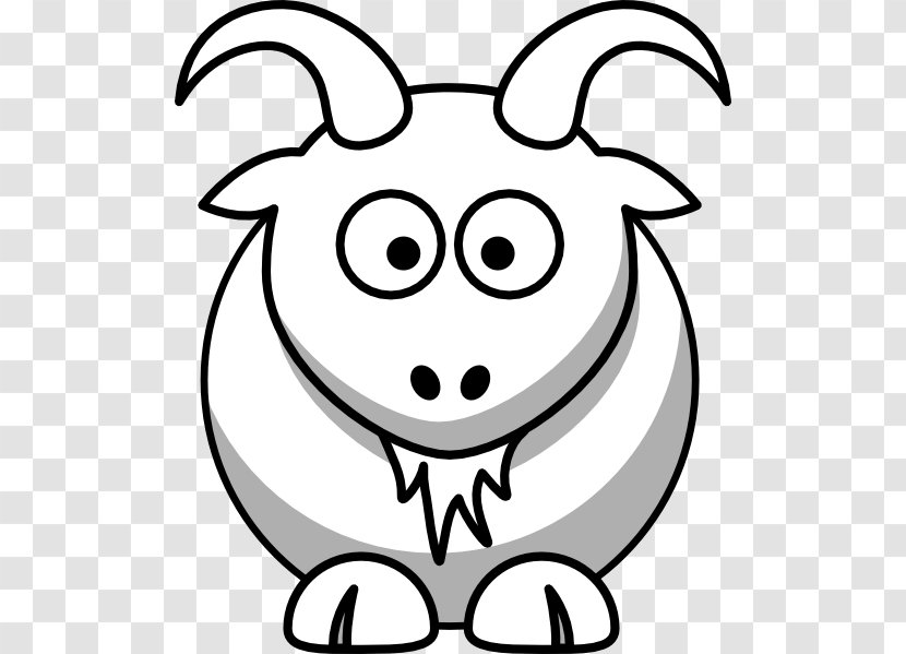 Goat Coloring Book Cartoon Network Character - Watercolor - Face Cliparts Transparent PNG