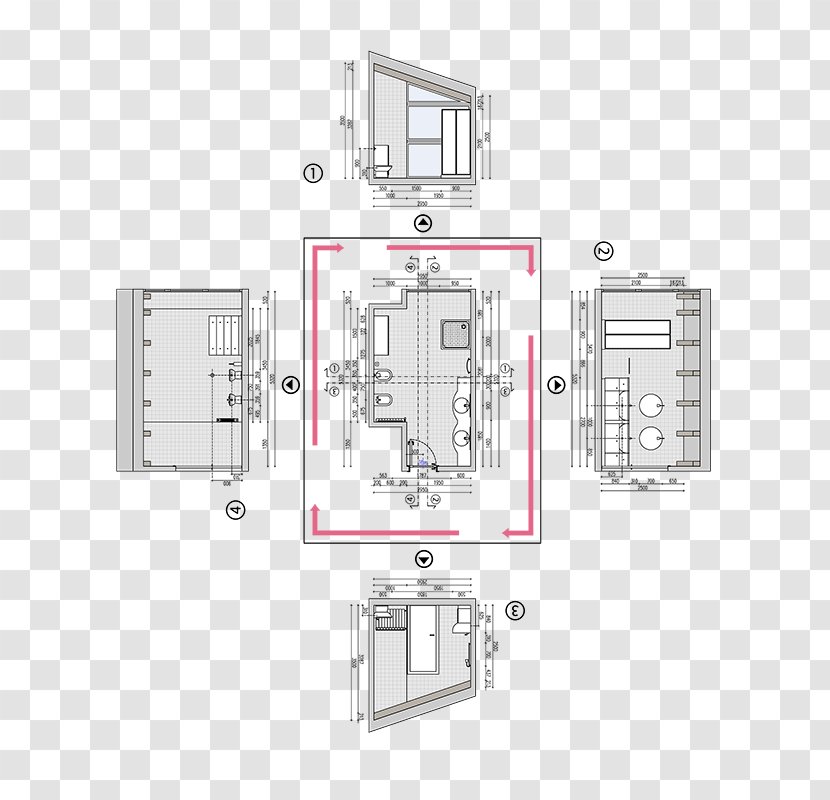 Floor Plan House Architect Project Computer Hardware - Accessory Transparent PNG