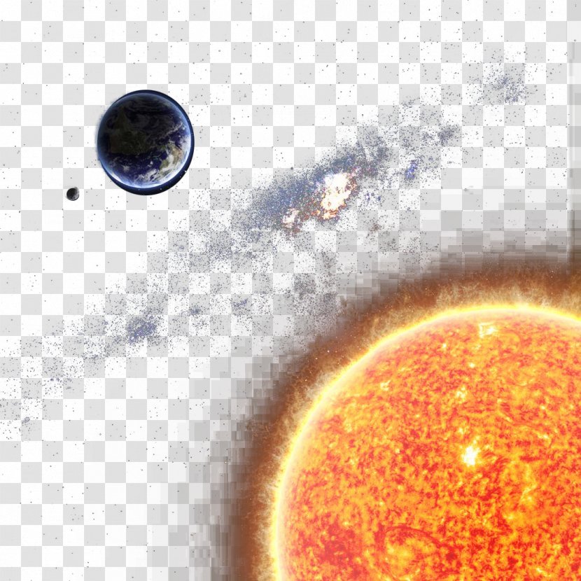Earth Planet Sun Universe Galaxy - Solar System - Vast Transparent PNG