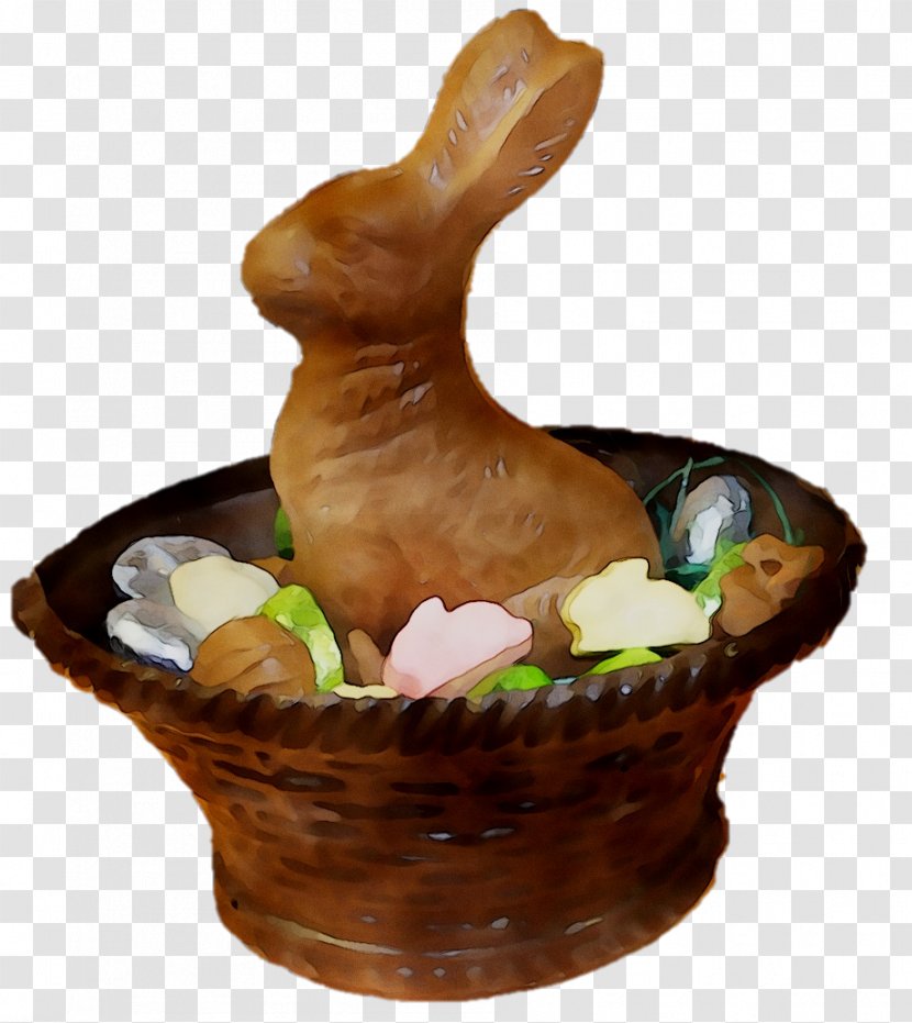 Easter Bunny Chocolate Basket - Cake - Figurine Transparent PNG