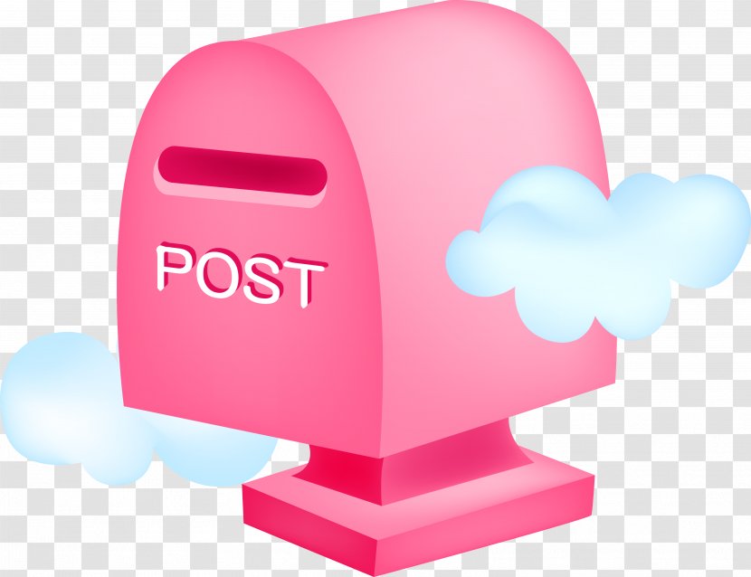 Vector Cute Mailbox - Watercolor - Heart Transparent PNG