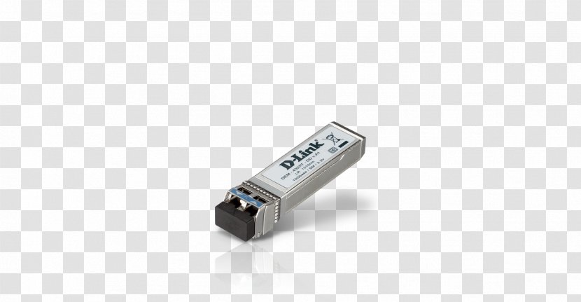 10 Gigabit Ethernet Small Form-factor Pluggable Transceiver 10GBase-SR DDM 80/300M Single-mode Optical Fiber D-Link DEM 432XT-DD - Singlemode - Xfp Transparent PNG
