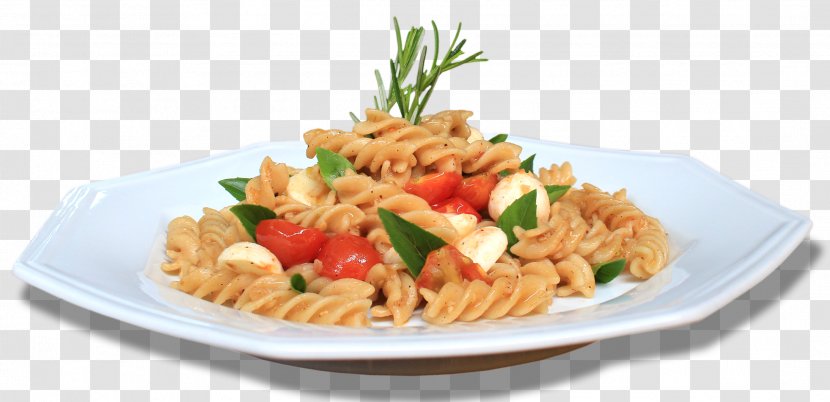 Pasta Salad Al Pomodoro Rotini Vegetarian Cuisine Fusilli - Batata Peixe Assado Transparent PNG