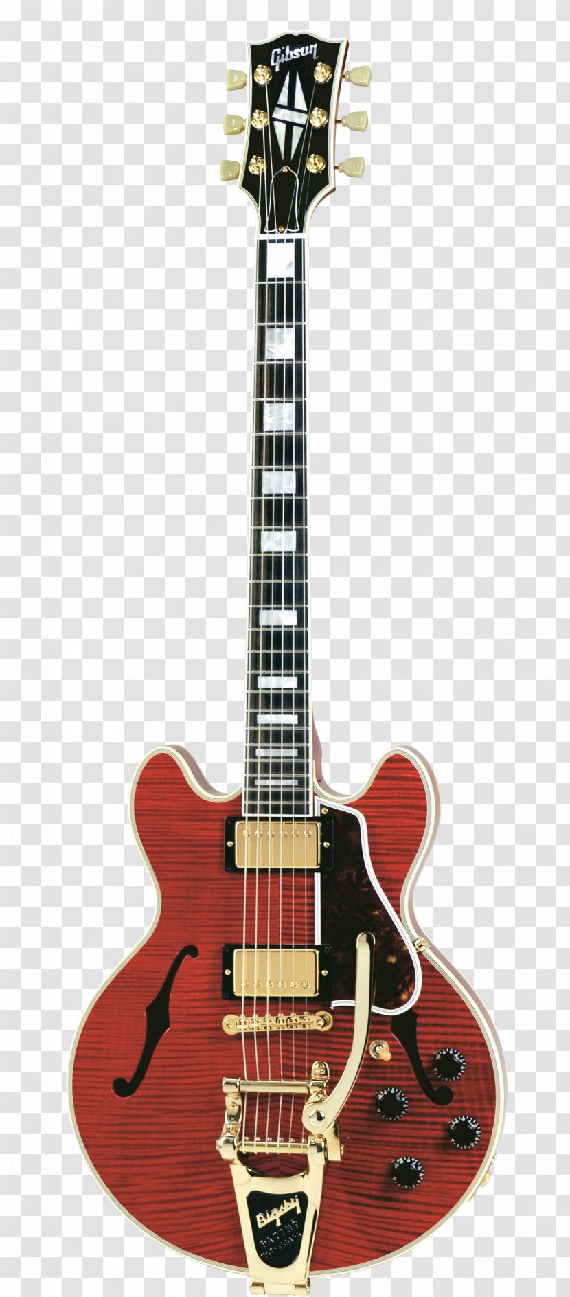 Gibson Les Paul Custom Electric Guitar Brands, Inc. - Sunburst Transparent PNG