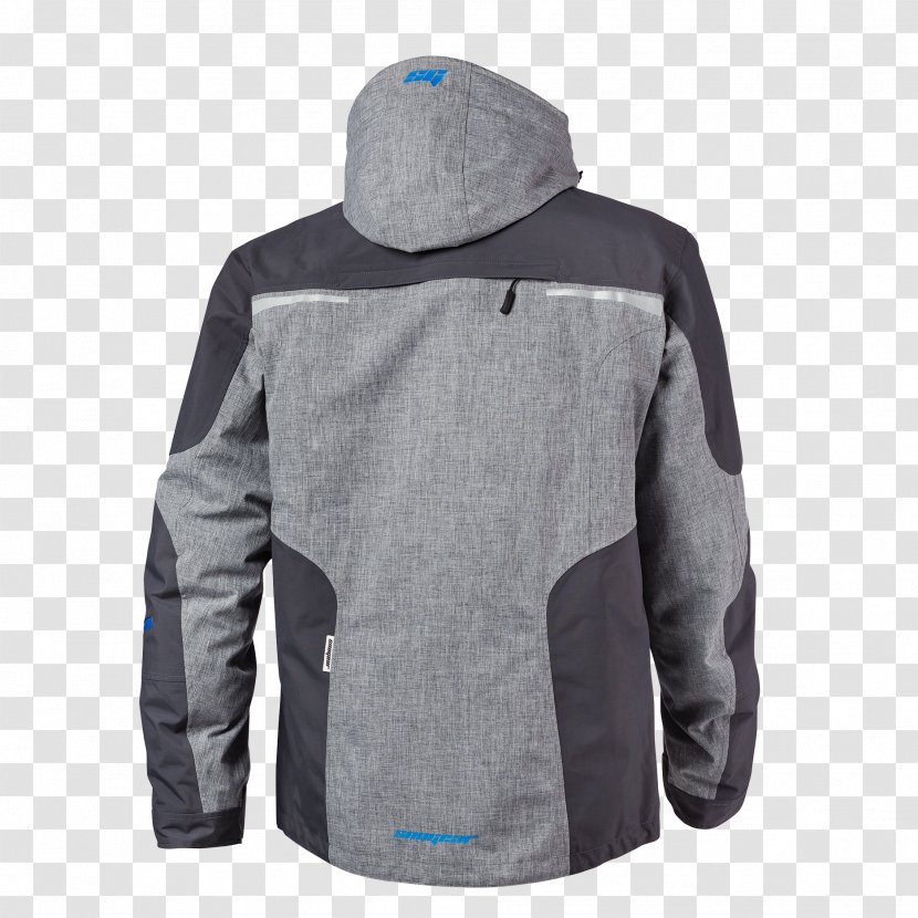 Hoodie Jacket Polar Fleece Textile Bluza - Hood - Back Transparent PNG