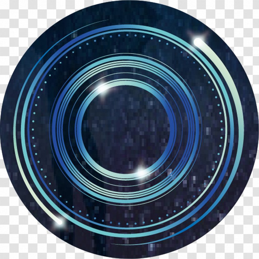 Camera Lens Hubcap Alloy Wheel Cobalt Blue - Bae Icon Transparent PNG